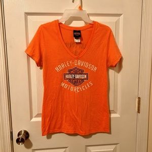 Women’s Harley Davidson V-neck T-shirt
